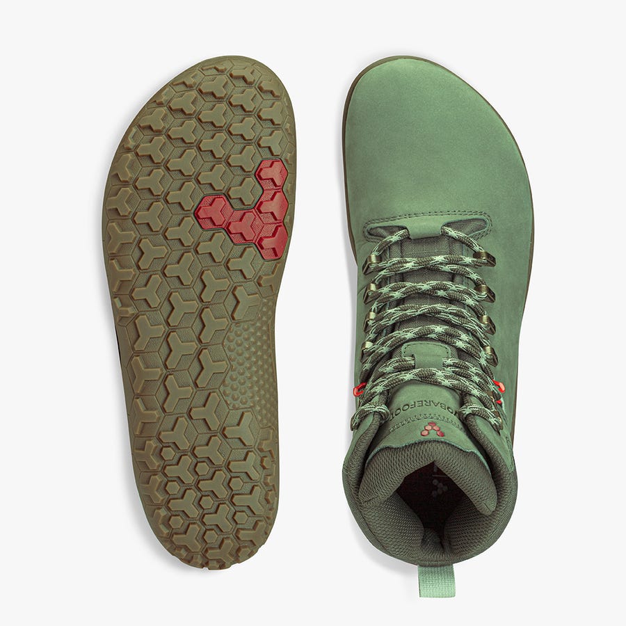 Green Men's Vivobarefoot Tracker II Fg Hiking Shoes | Philippines 0071LISH